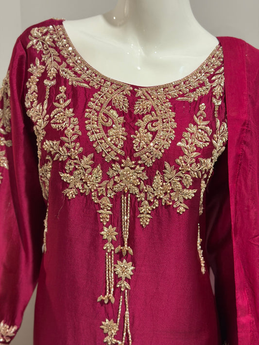 Handmade Ruby Royale Suit