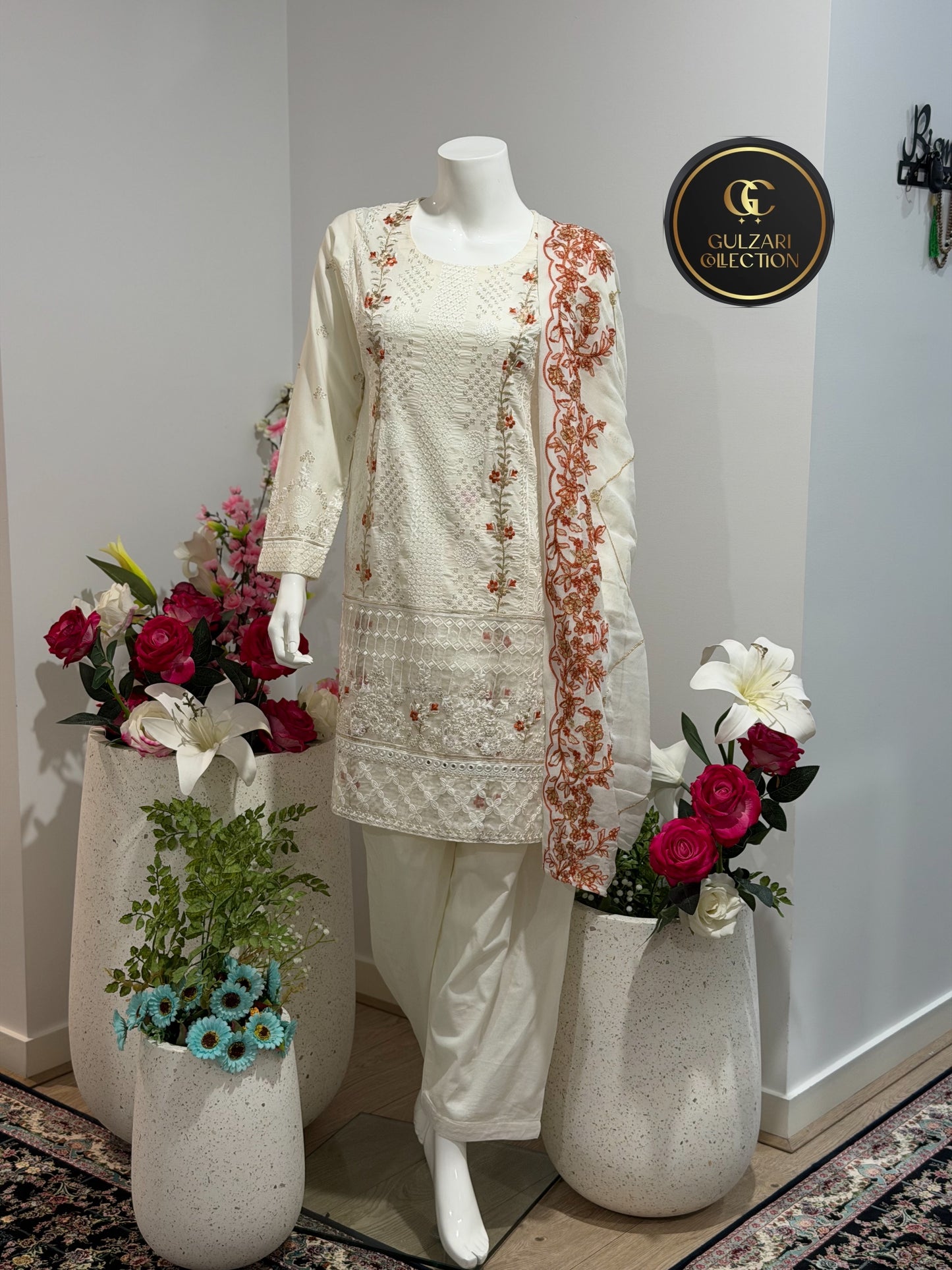 Ivory Blossom Luxe Suit