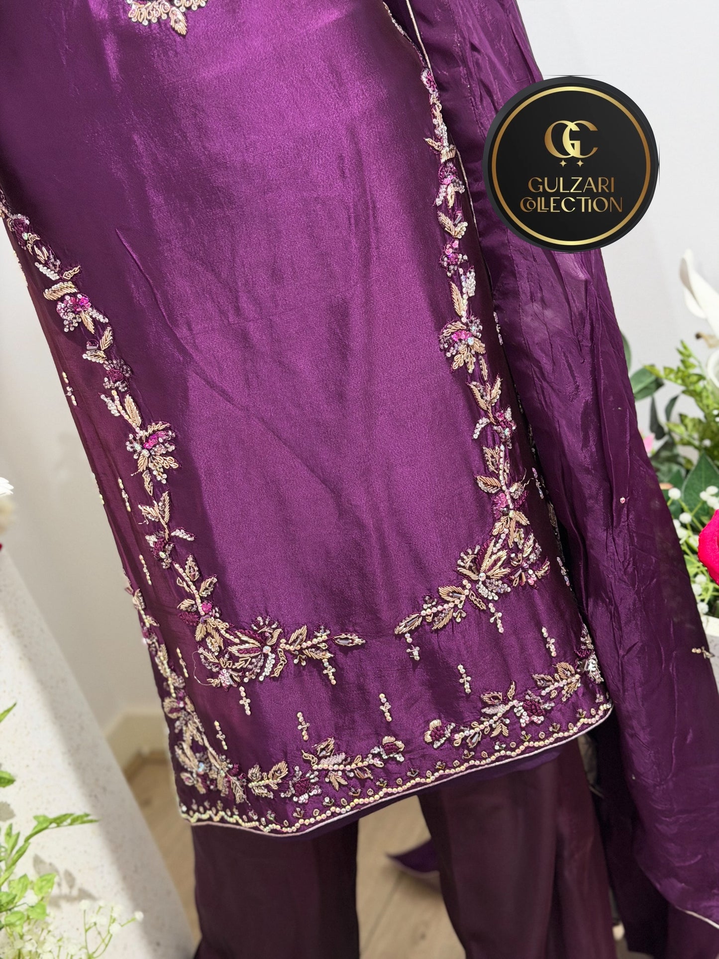 Handmade Royal Amethyst Suit