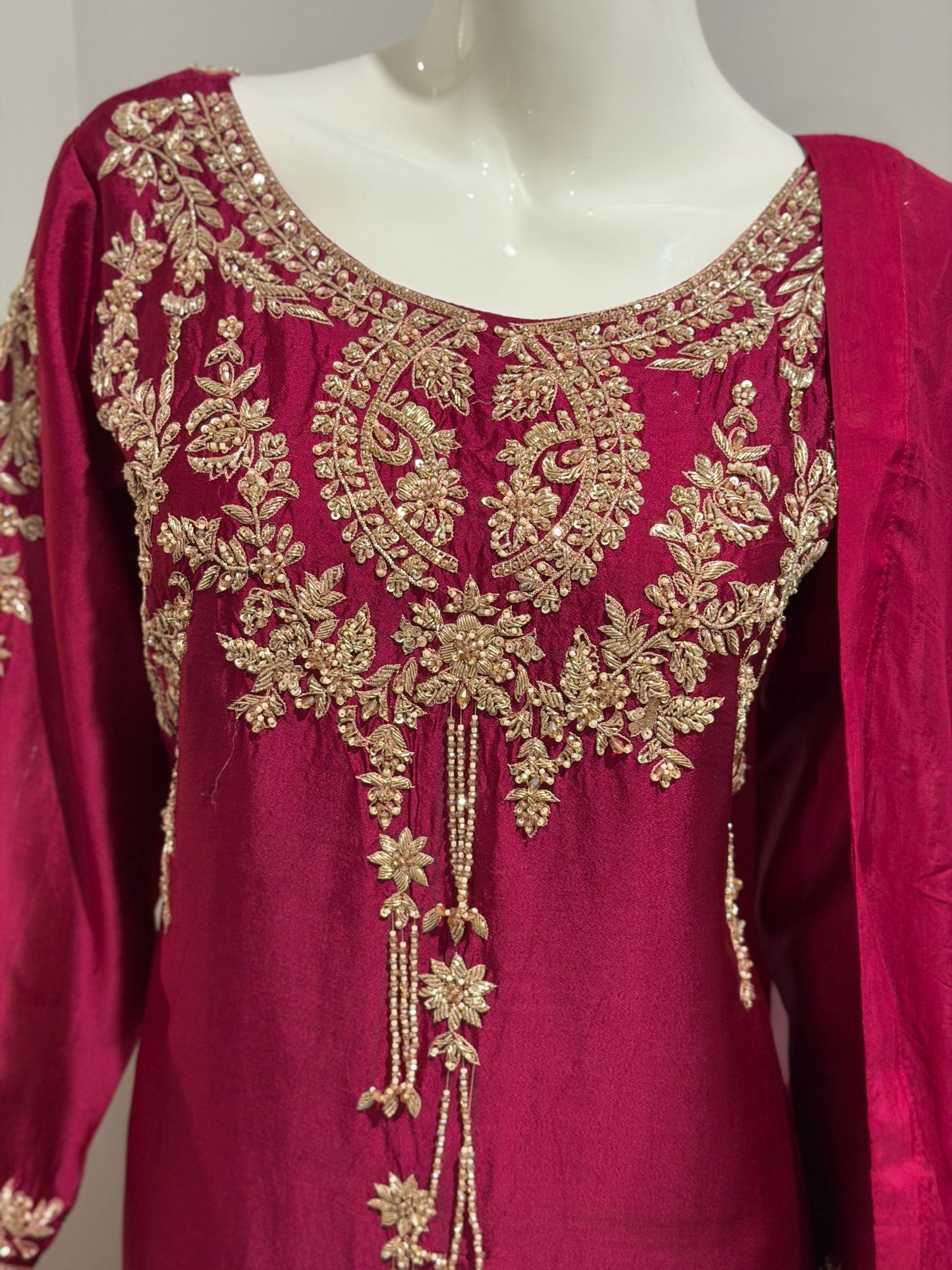 Handmade Ruby Royale Suit