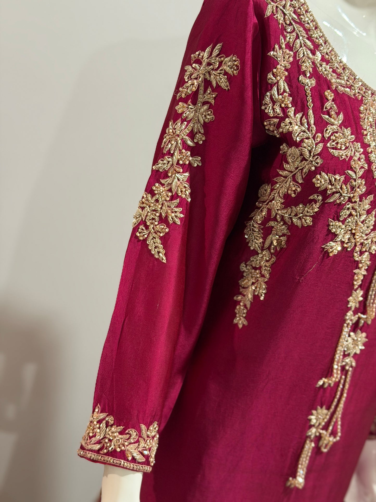 Handmade Ruby Royale Suit