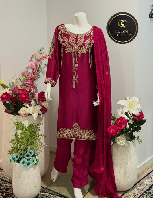 Handmade Ruby Royale Suit