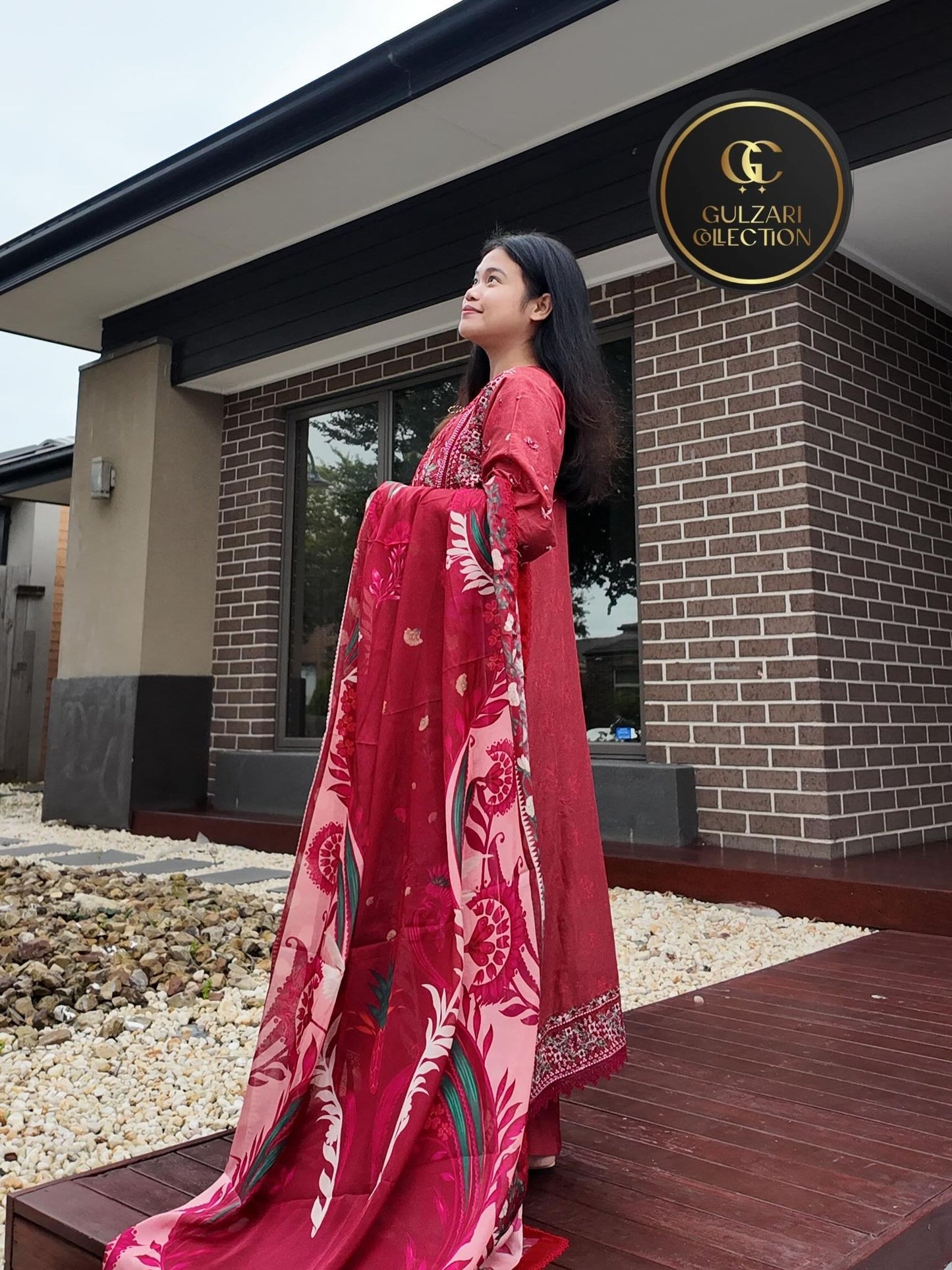 Crimson Heritage Embroidered Luxe Set